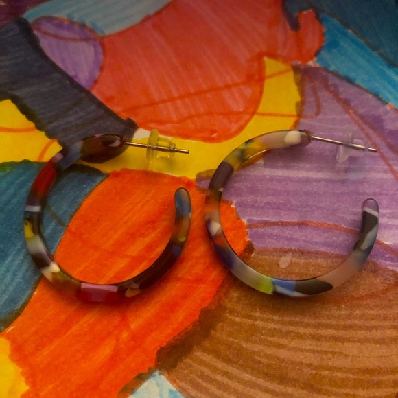 Hand Crafted Jewelry - Homemade Acrylic Design and Style Earrings